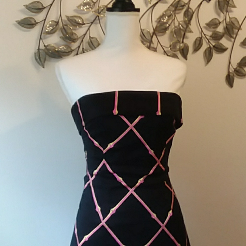 CK BRADLEY STRAPLESS COCKTAIL DRESS